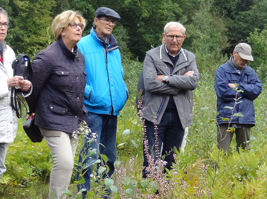  Uistapje 2017, rondleiding in de natuur en uitleg van de natuur. 